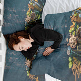 Original therapy blanket - cotton cover Italian evening