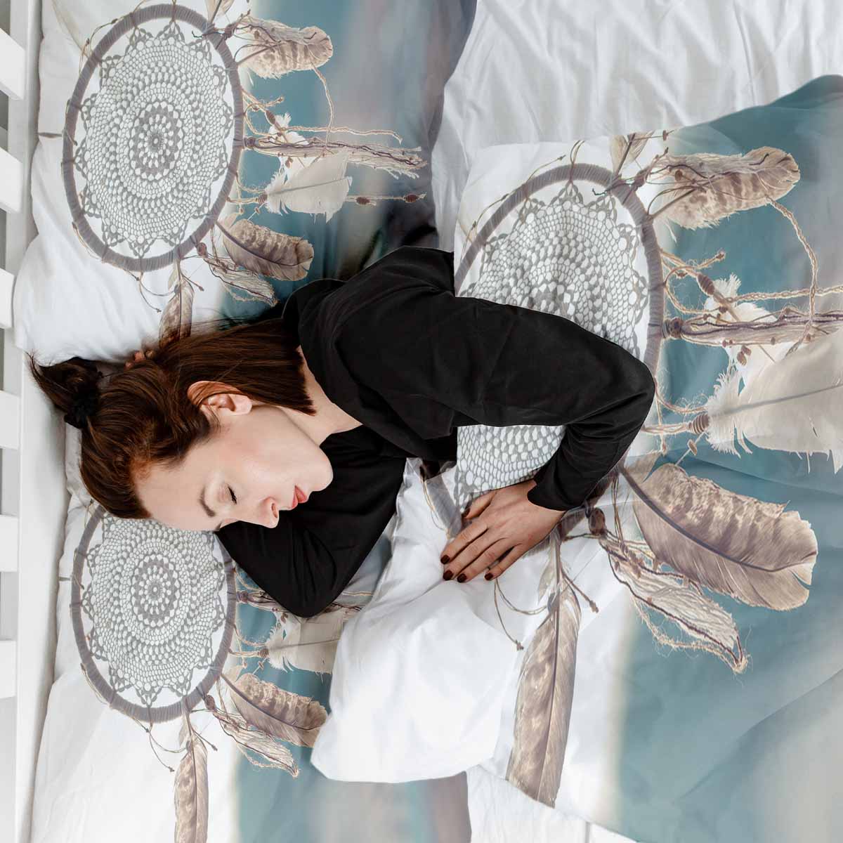 Therapy blankets bedding set with dreamcatcher