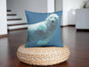 Health Pillow Blue with Polar Bear