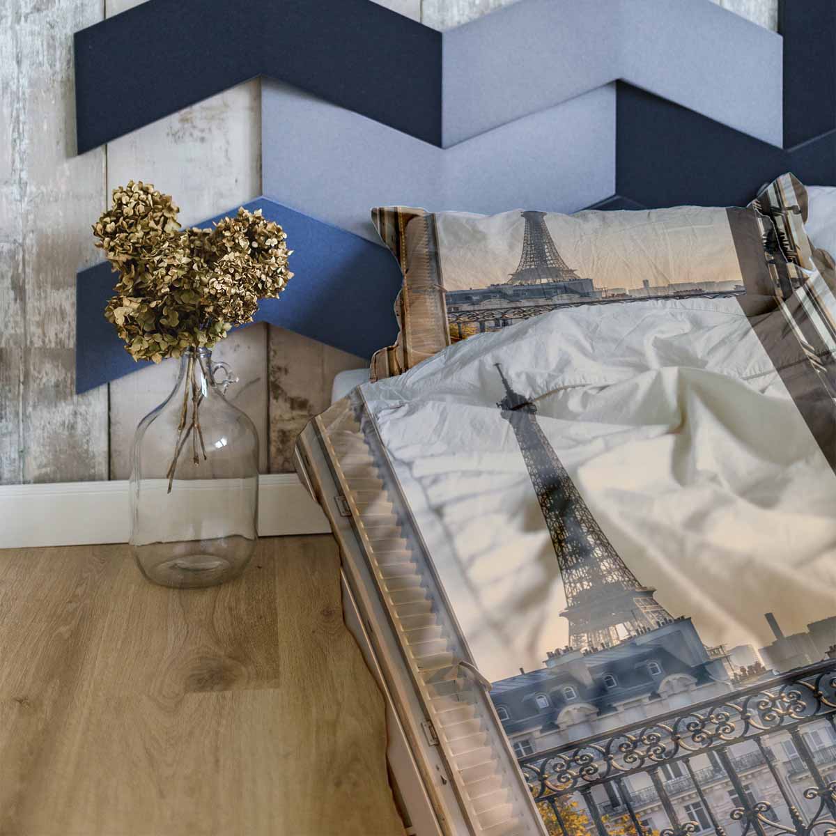 Therapy blankets bedding set yellow Paris