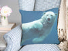 Health Pillow Blue with Polar Bear