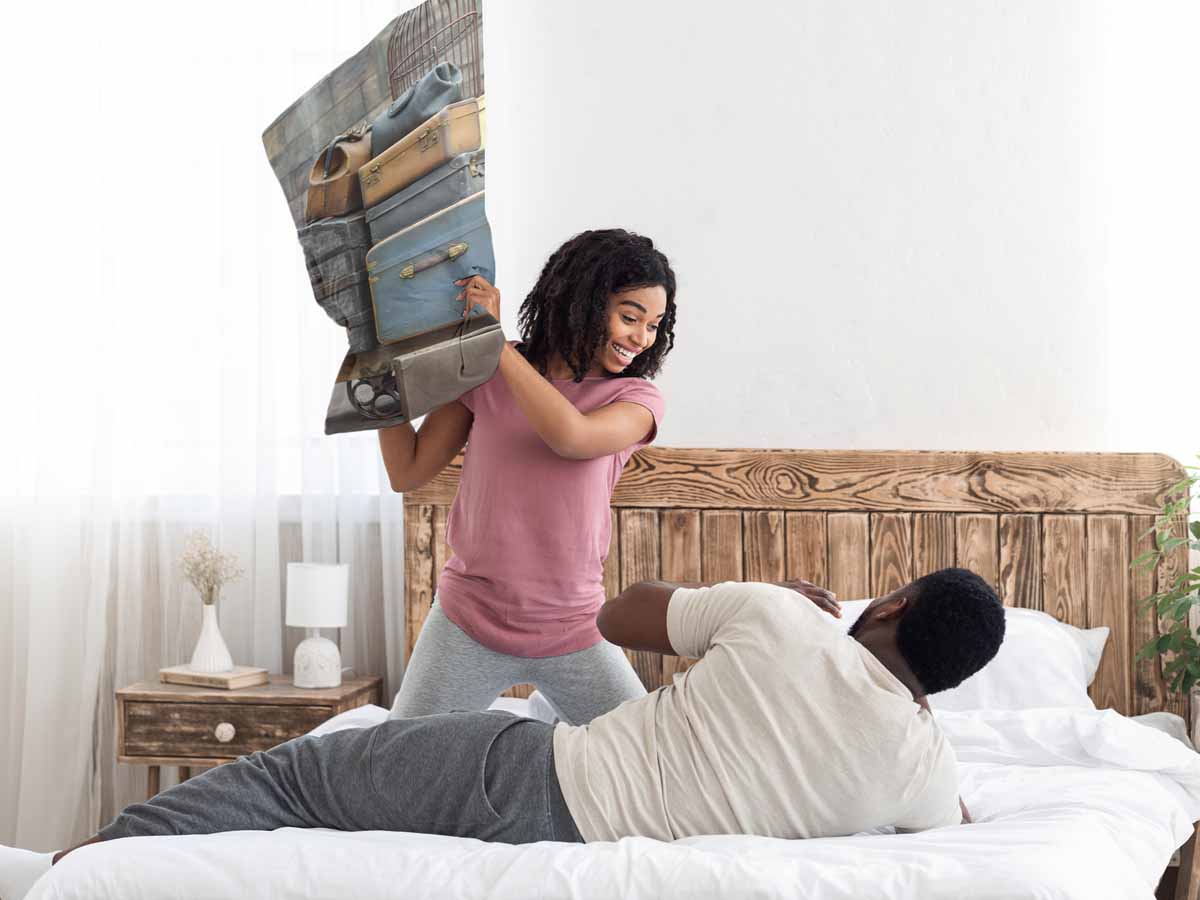 Health pillow with boxes