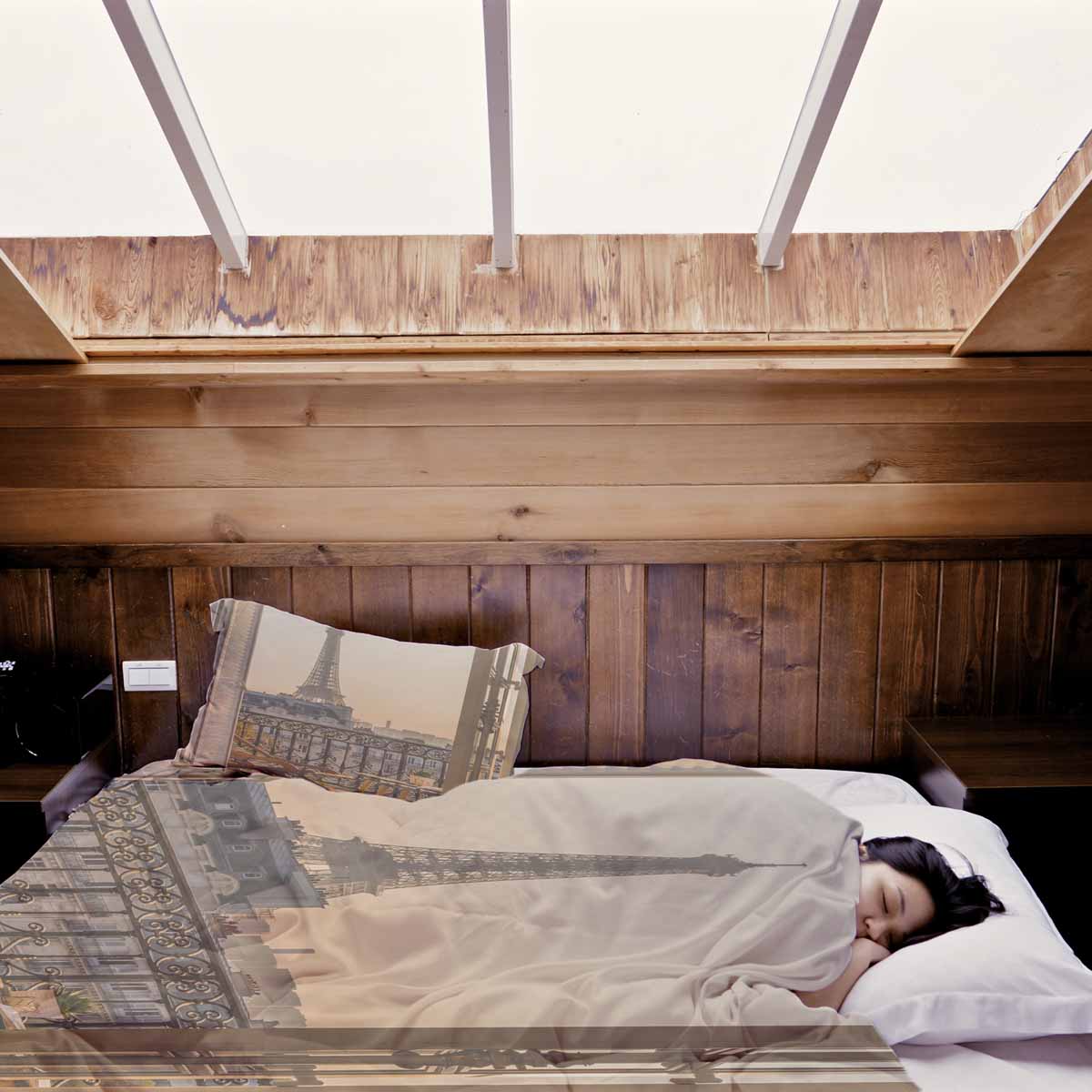 Therapy blankets bedding set yellow Paris