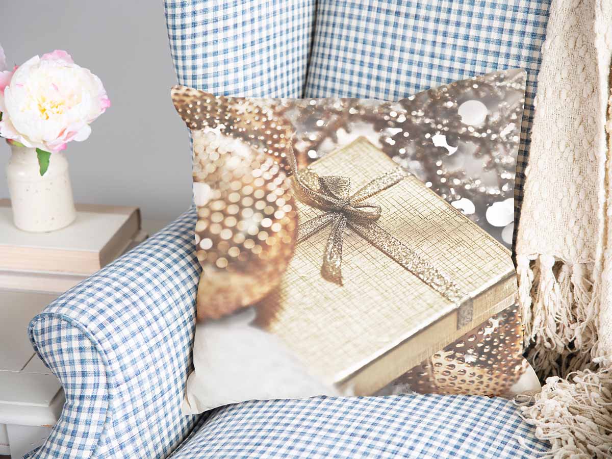 Health pillow with golden gift