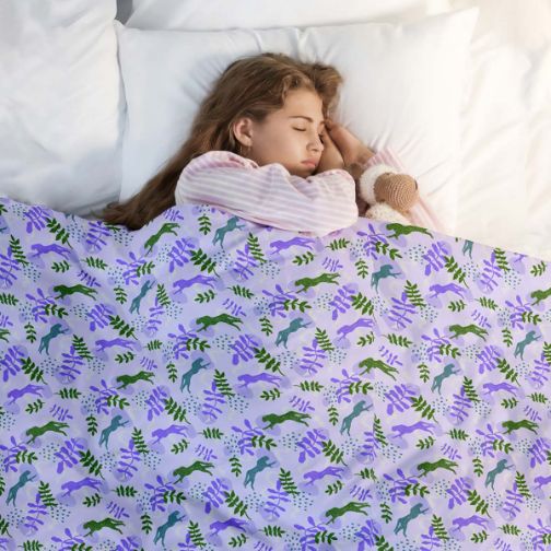 Original therapy blanket - cotton cover leopard