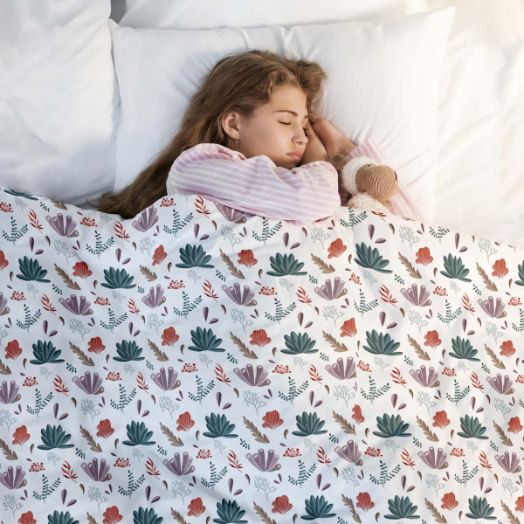 Original therapy blanket - cotton cover coral reef