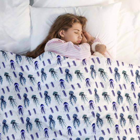 Original therapy blanket - cotton cover jellyfish
