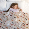 Original therapy blanket - dog weighted blanket with cotton cover for children