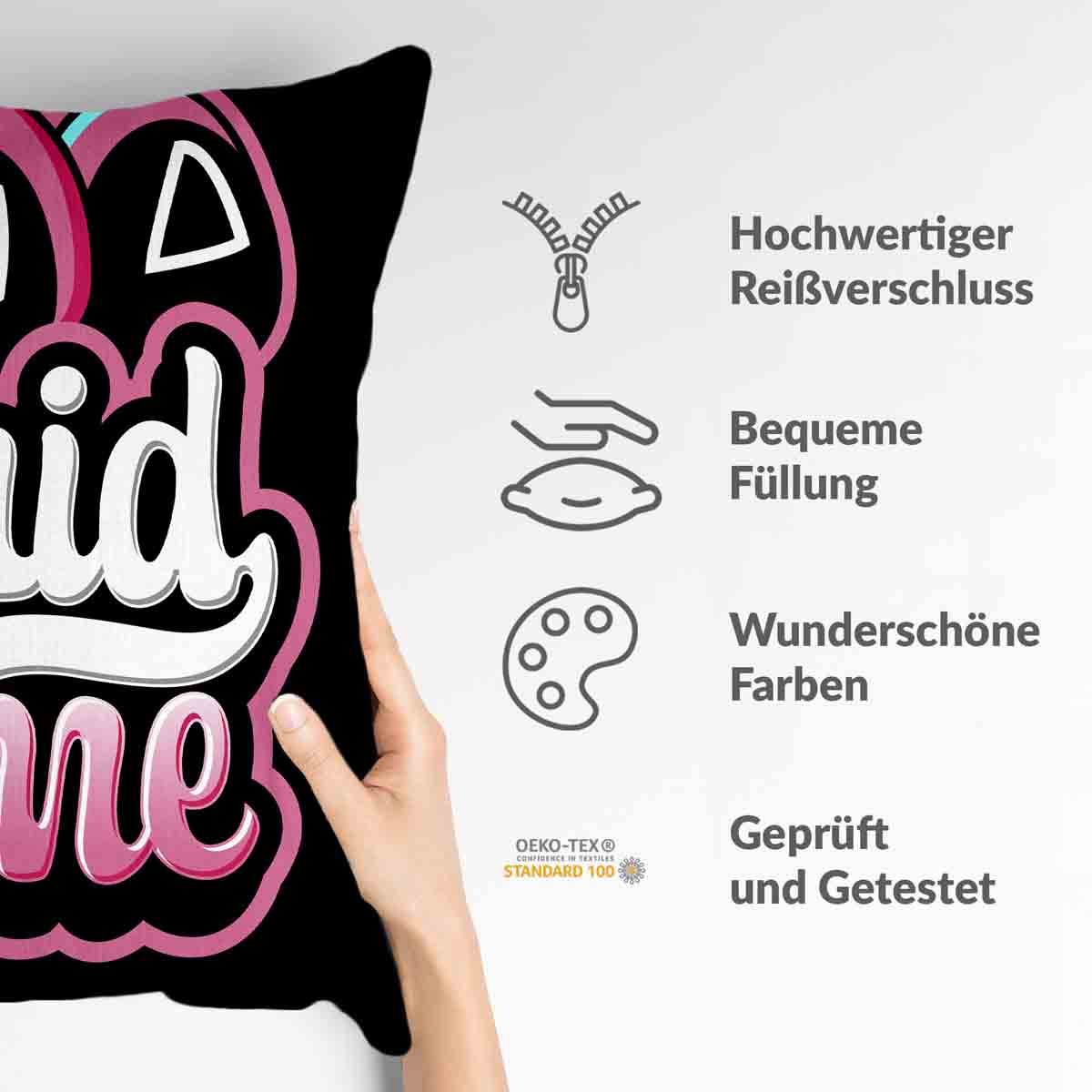 Health Pillow Black Squid