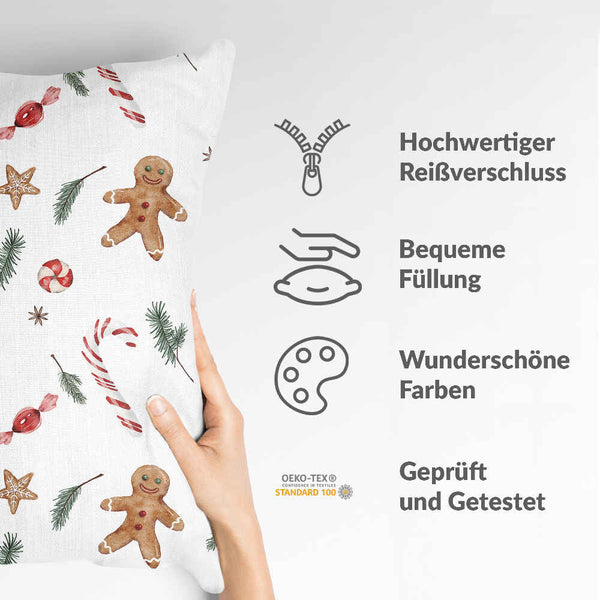 Health pillows for a white Christmas