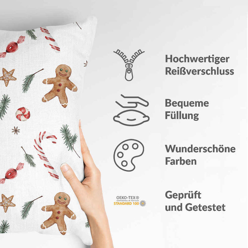 Health pillows for a white Christmas