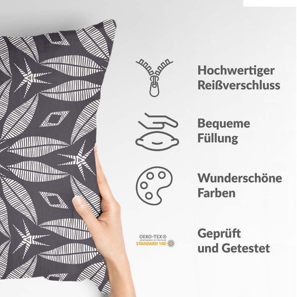 Health pillow with a large flower