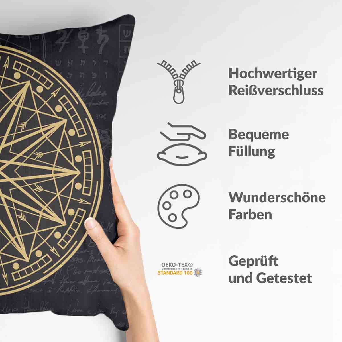 Health Pillow Mystic Mandala