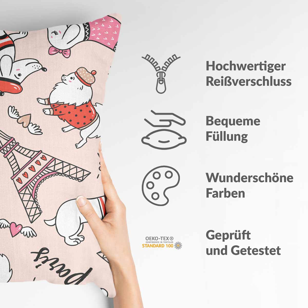 Health pillow dog in Paris