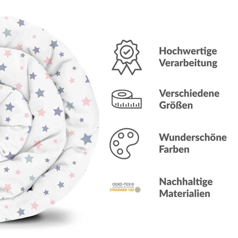 Original therapy blanket - cotton cover white with stars