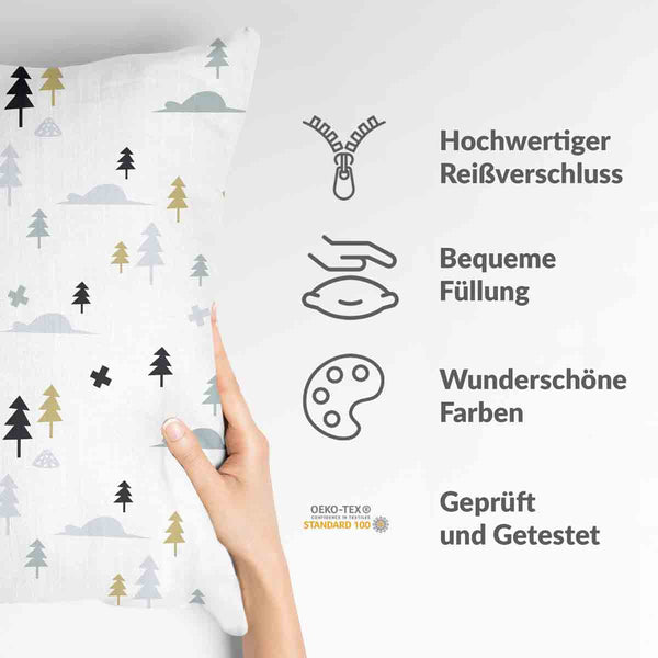 Health pillow grey forest