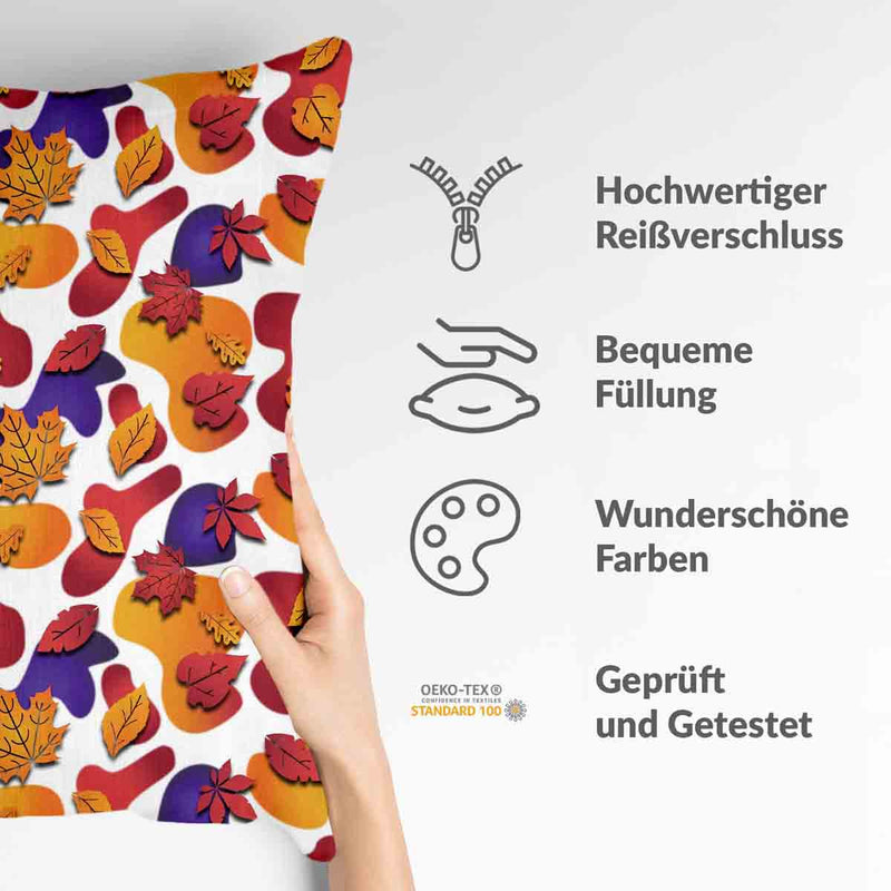 Health pillows with colorful spots