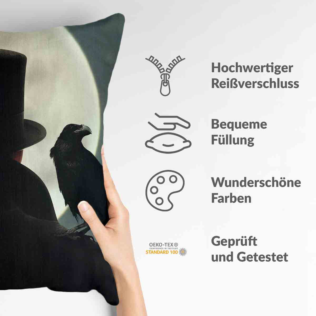 Health Pillow Man in Moonlight