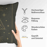 Health Pillow Black Sun and Cosmos