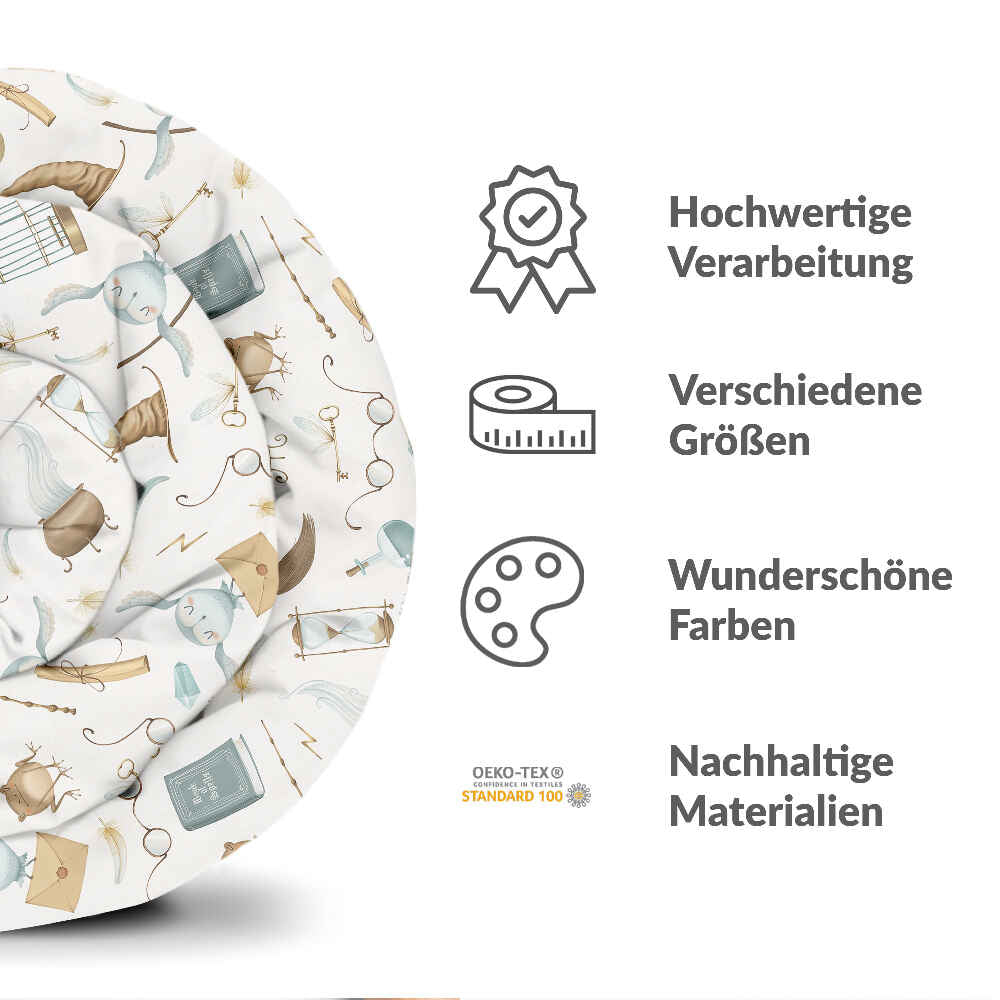 Original therapy blanket - cotton cover white magical things