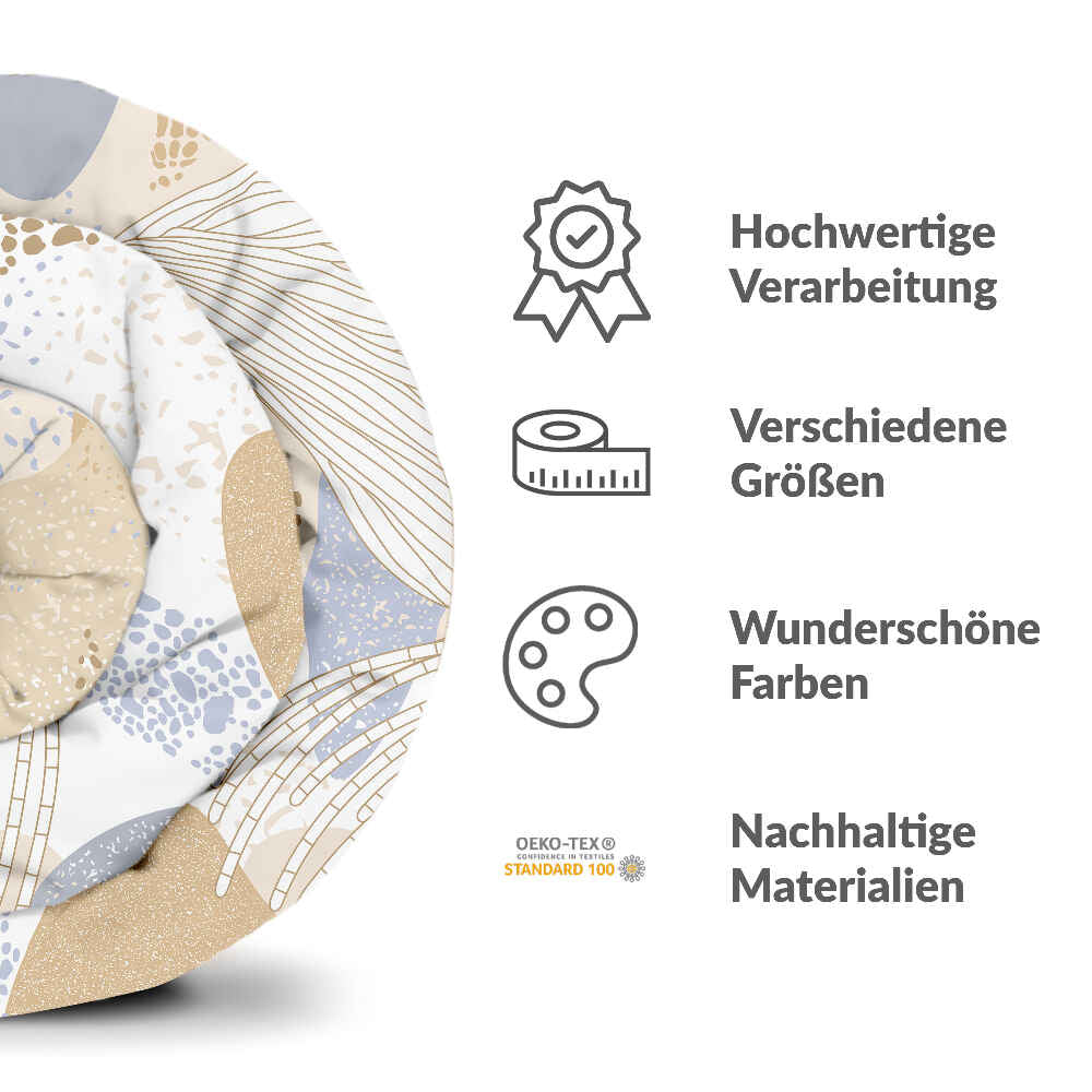 Therapy blankets bedding set sea anemone gold