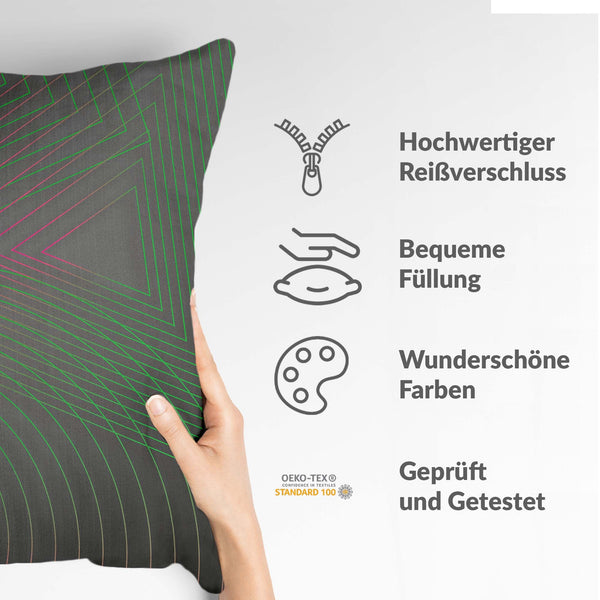 Health pillows, color gradient, shapes