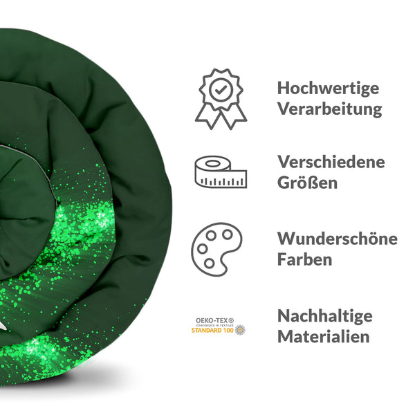 Original therapy blanket - cotton cover green matrix DNA