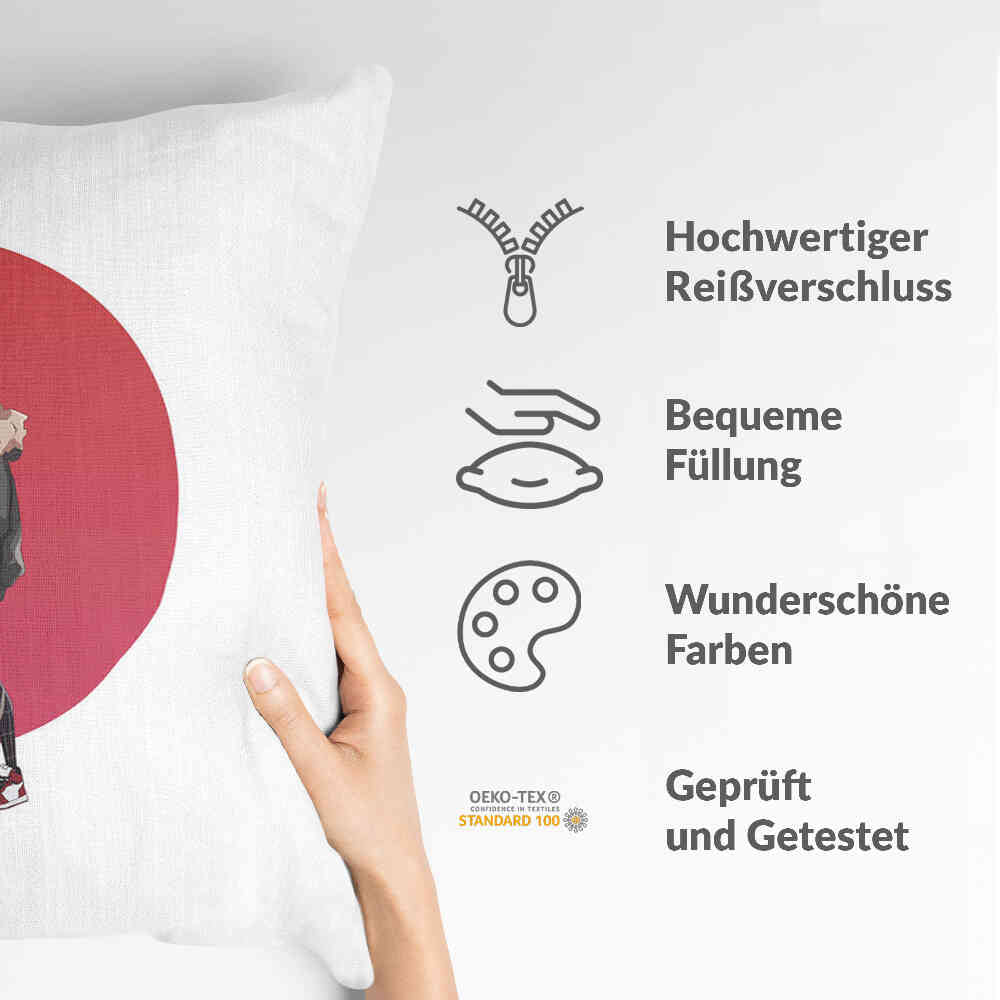 Coussin de santé blanc avec Spiderman