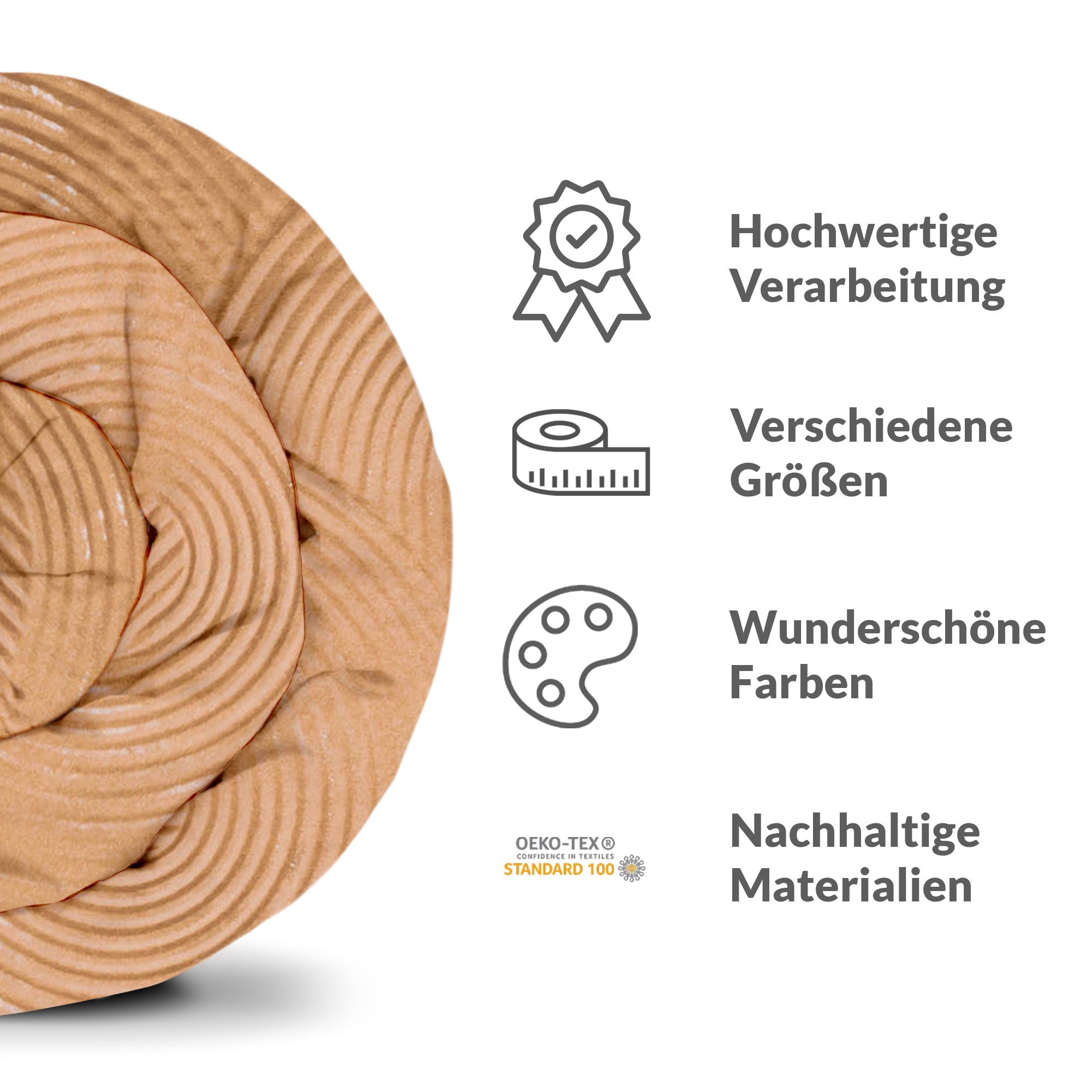 Original therapy blanket - cotton cover circles in the field