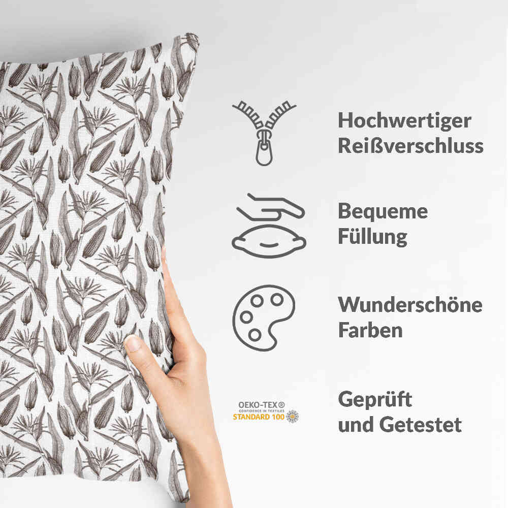 Health pillow white with corn