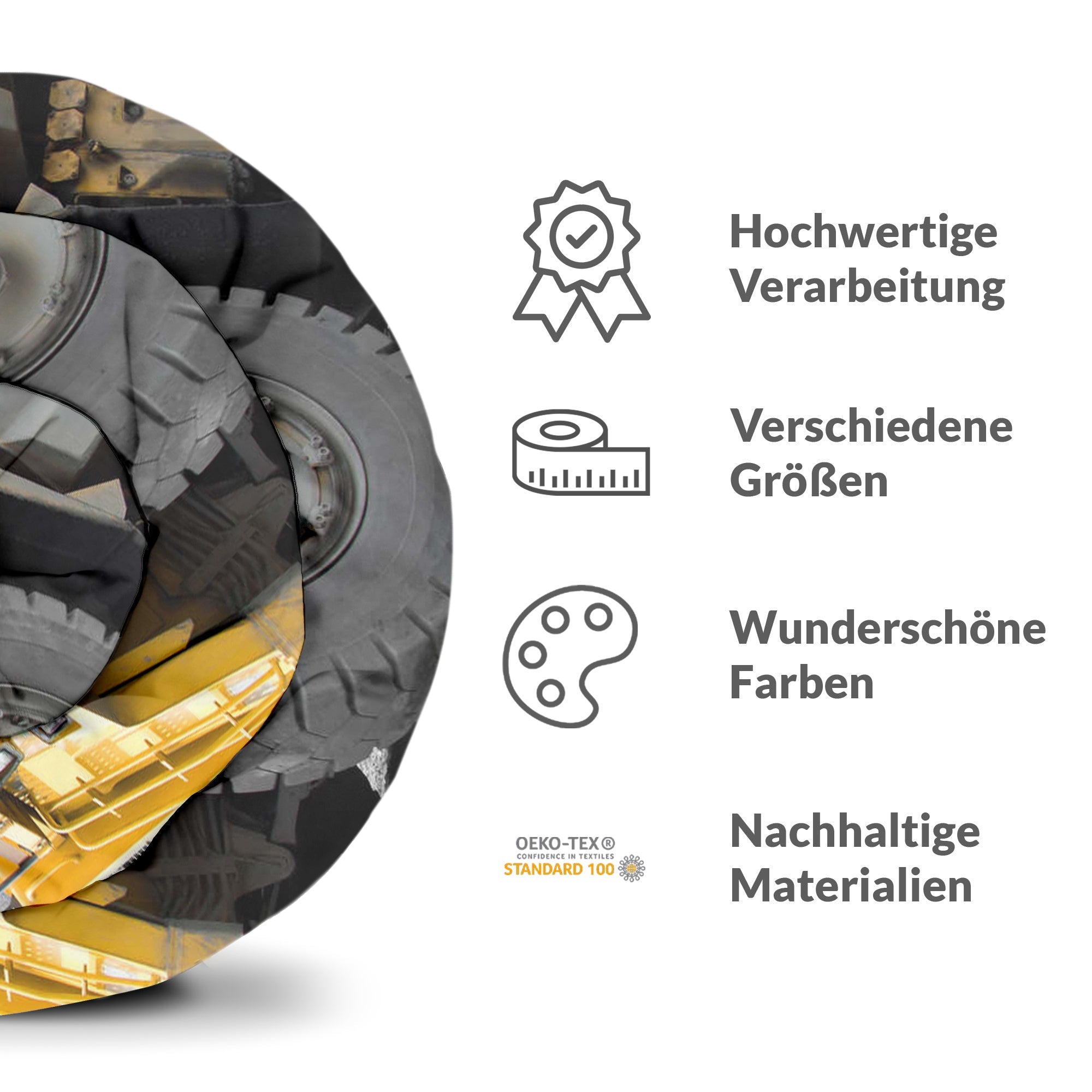 Ensemble de literie avec couverture thérapeutique Camion jaune