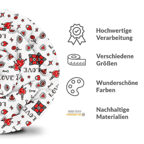 Original therapy blanket - cotton cover mixed love