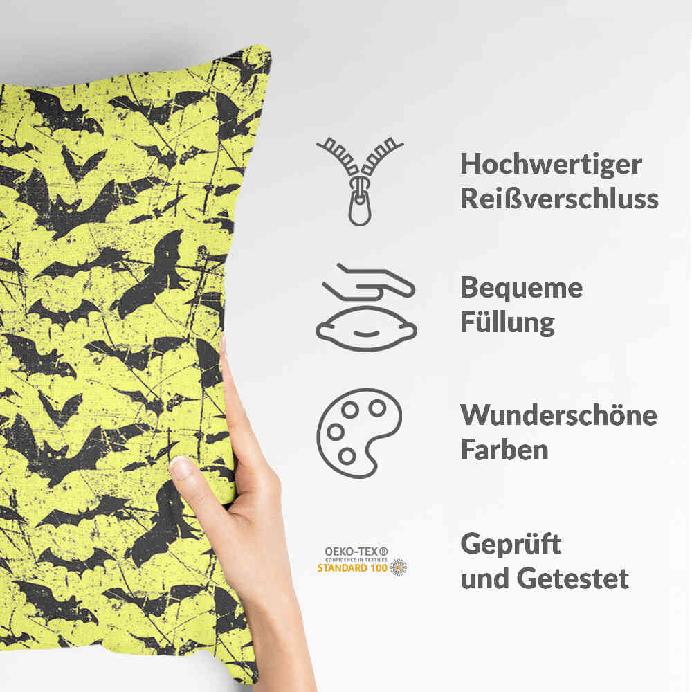 Health Pillow Yellow Bat