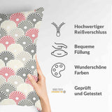 Health pillow colorful abstract flowers