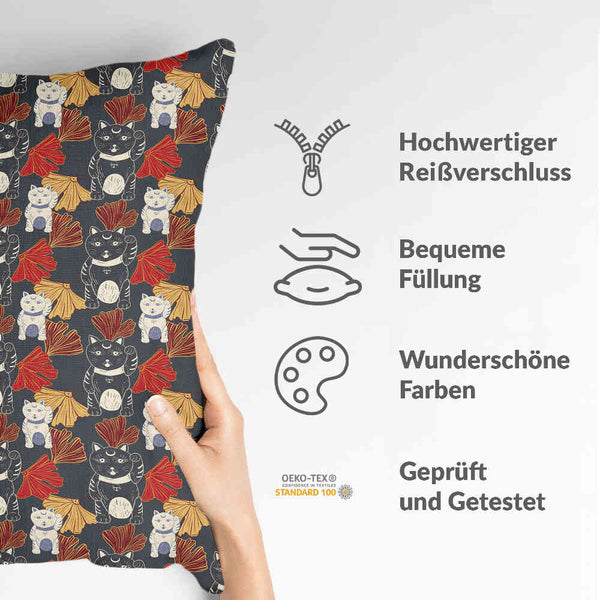 Health Pillow Waving Cat