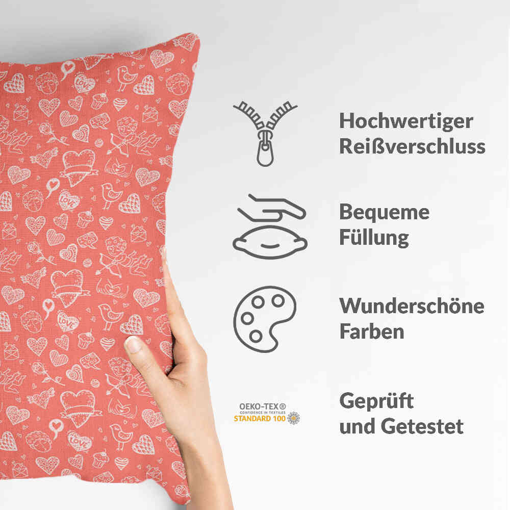 Coussin de santé Amour et Flèche d'amour