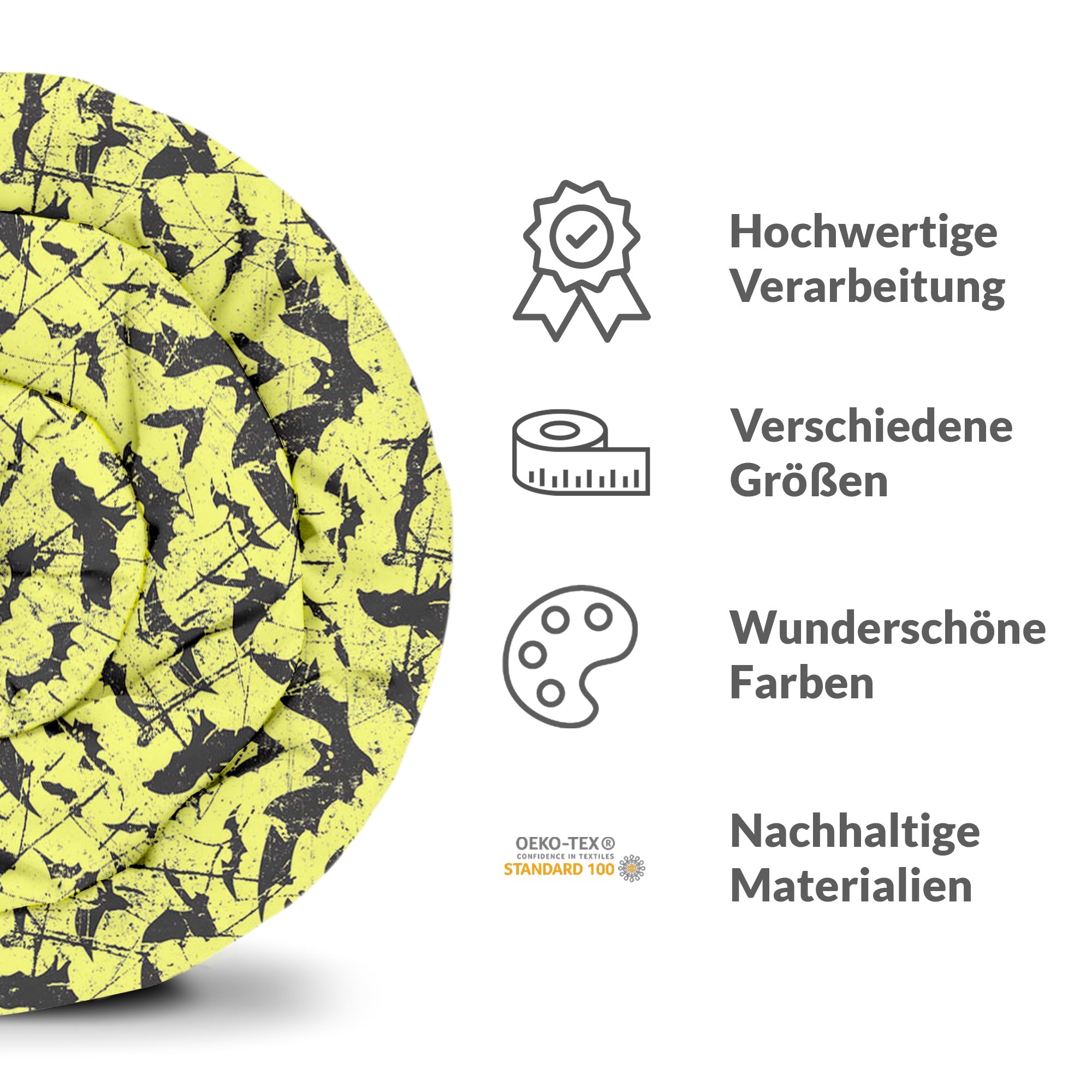 Original therapy blanket - cotton cover yellow bat