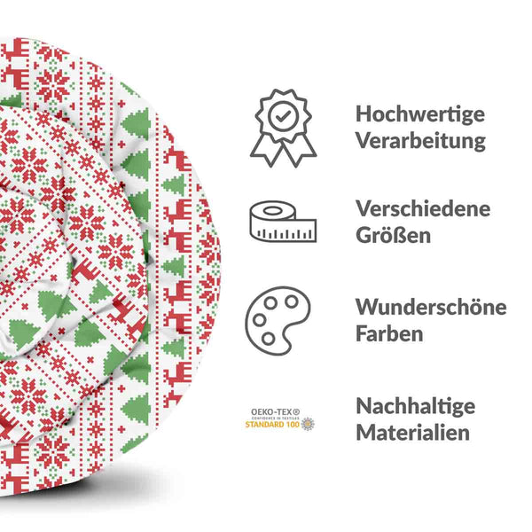Therapy blankets and bedding set: Christmas in Norway