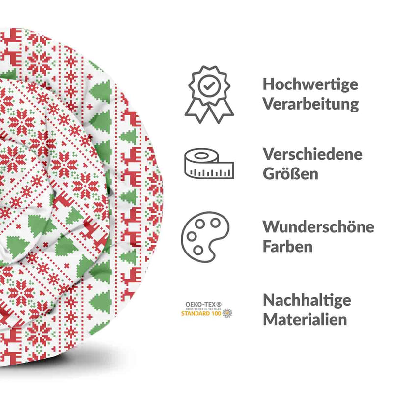 Therapy blankets and bedding set: Christmas in Norway