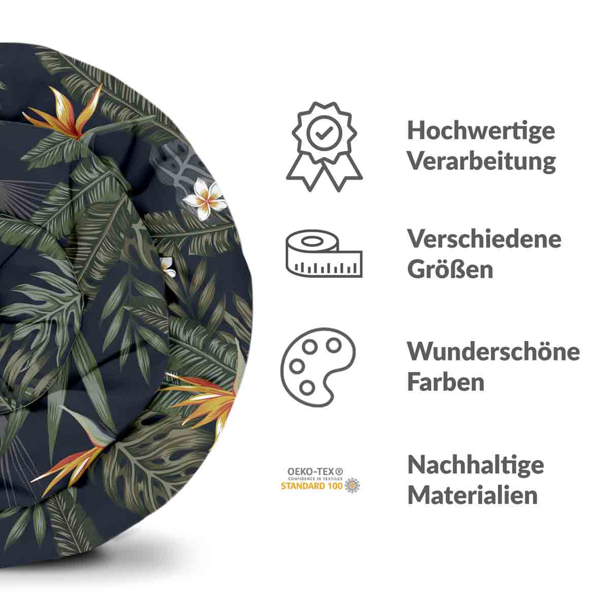Ensemble de linge de lit et couverture thérapeutique Forêt tropicale