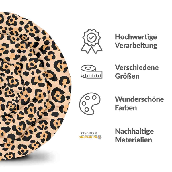 Original therapy blanket - cotton cover leopard print