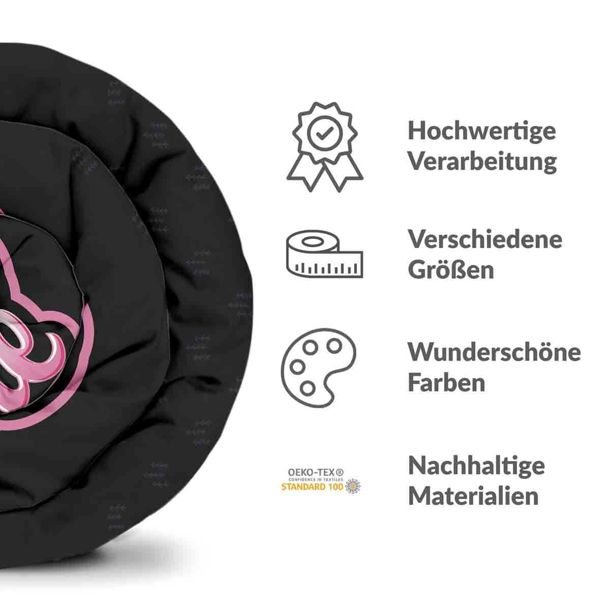 Therapy blankets bedding set black squid