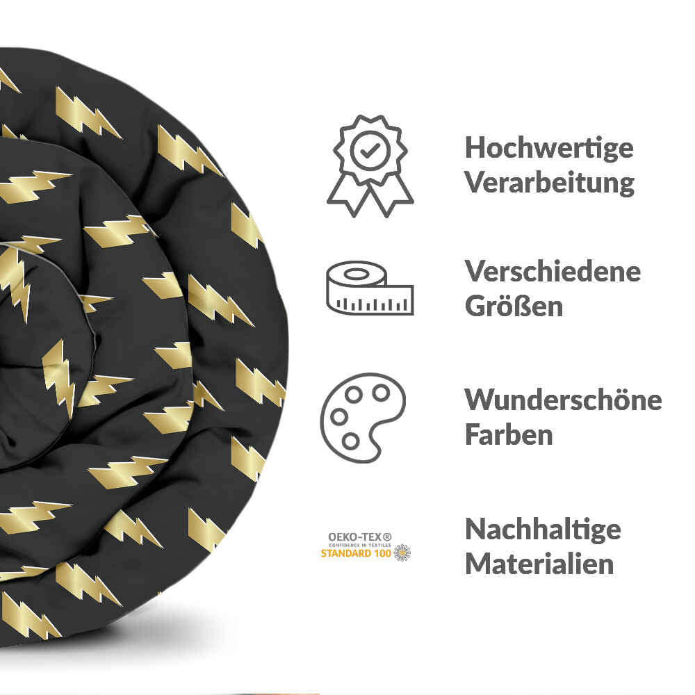 Therapy blankets bedding set black with Harry Blitz