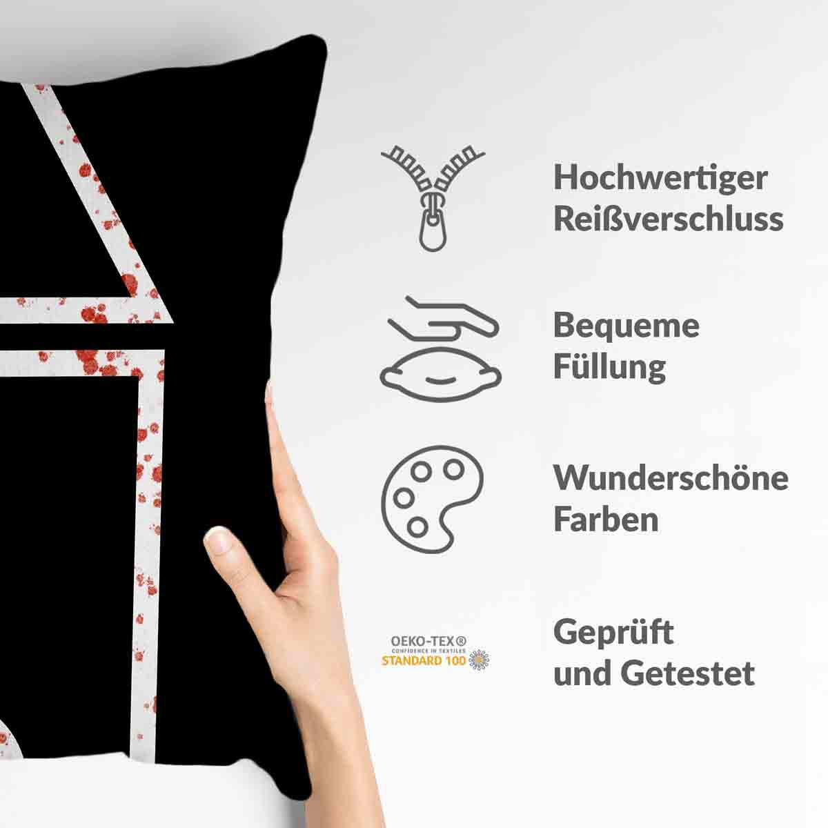 Coussin de santé formes sanglantes