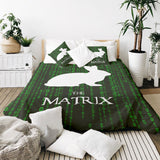 Original therapy blanket - cotton cover Matrix Code green
