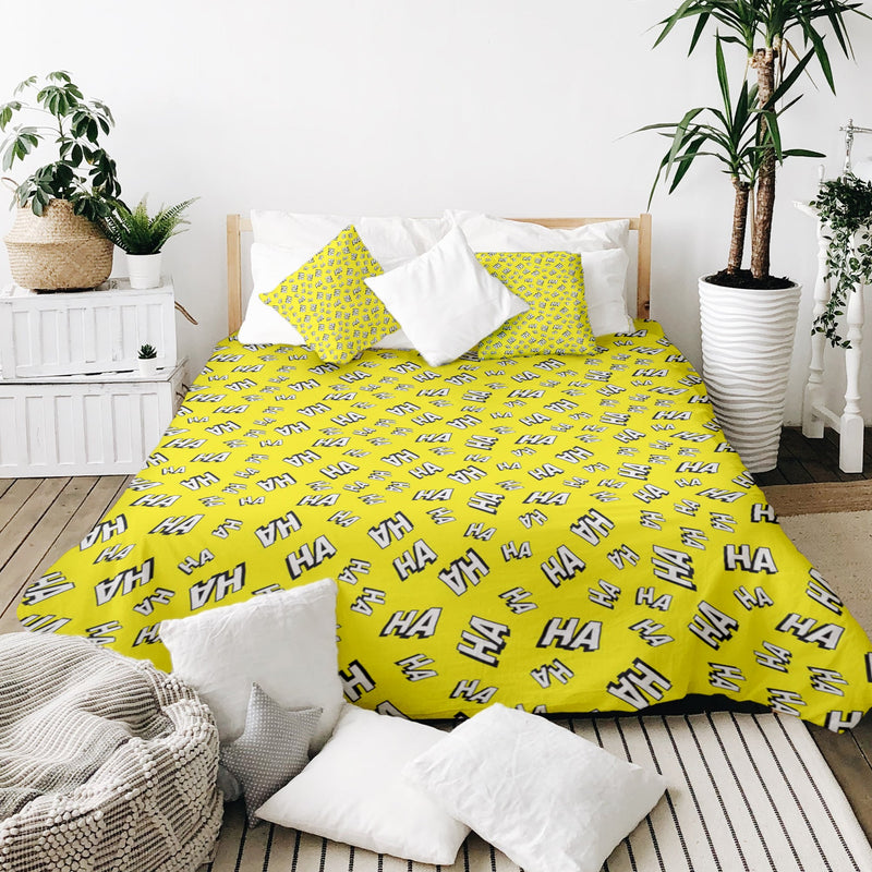 Original therapy blanket - cotton cover yellow Ha Ha