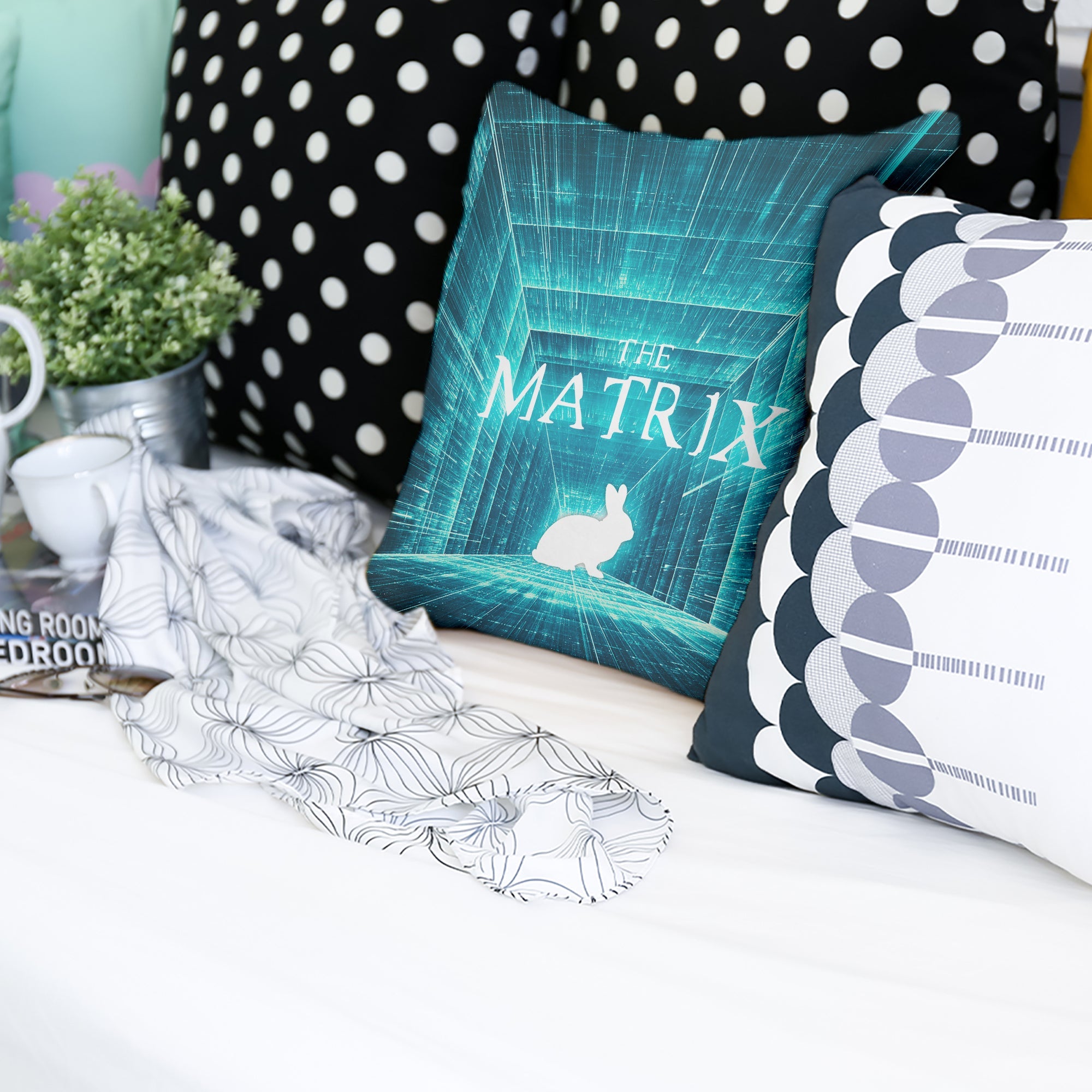 Coussin de santé Bleu Matrix