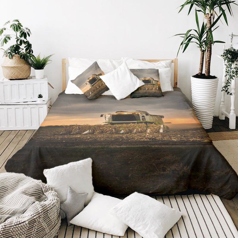 Original therapy blanket - cotton cover brown threshing machine