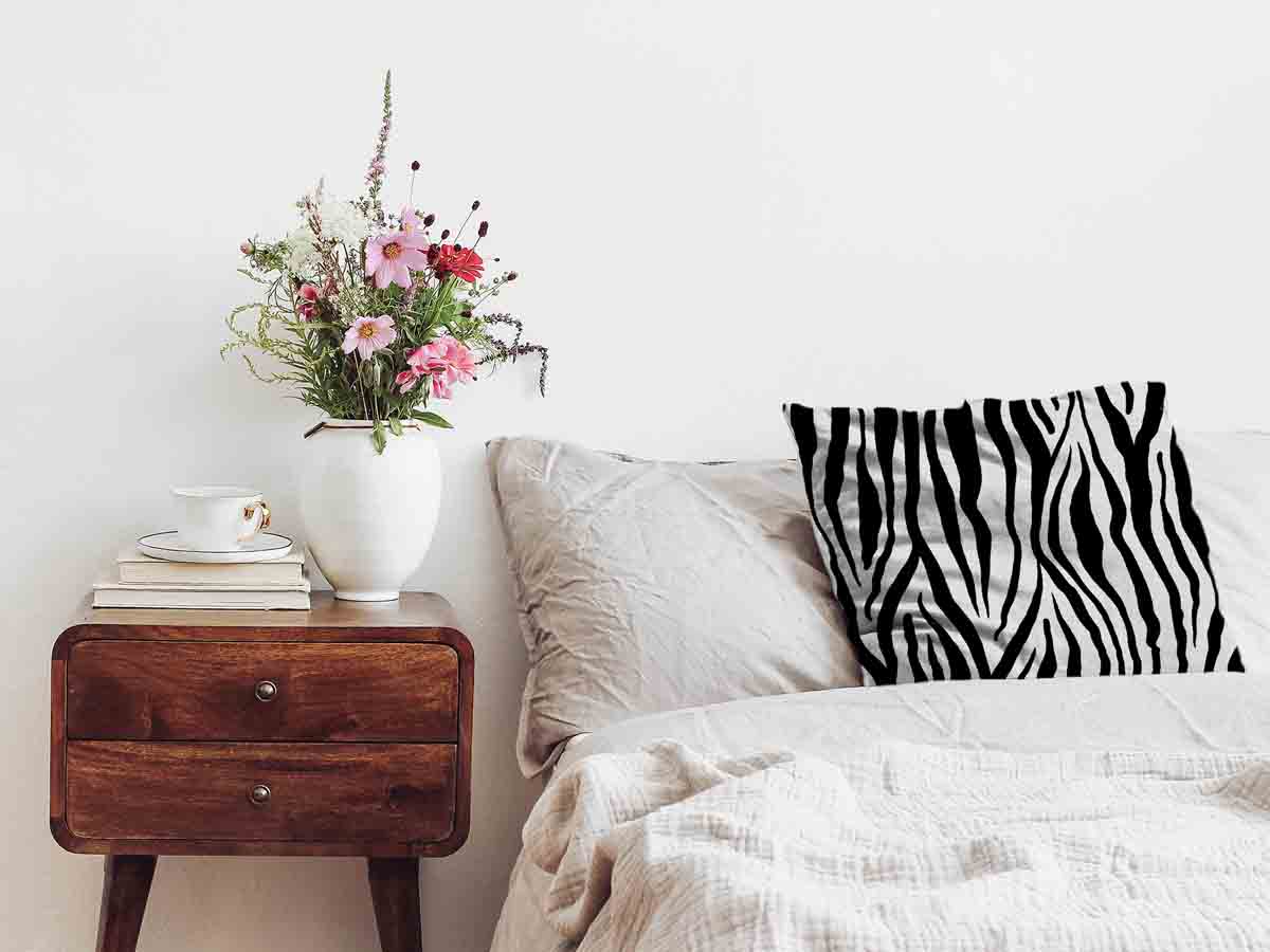 Coussin de santé imprimé zèbre