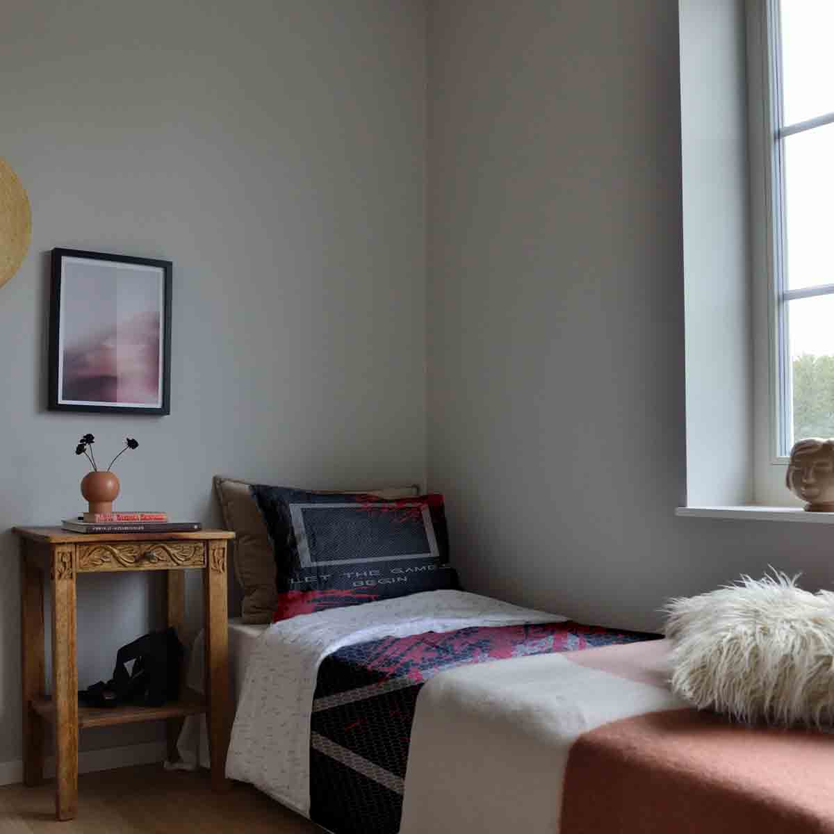 Therapy blankets bedding set black Let's Play